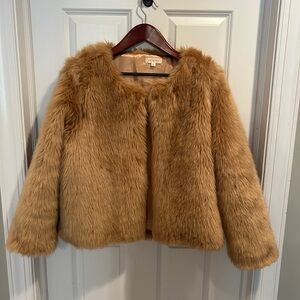 🎃☕️ PRE FALL SALE ☕️🎃 12th Tribe ~ Promesa Women’s Faux Fur Jacket in Brown